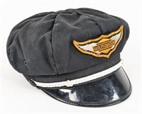 1960s Harley-Davidson Motorcycle Captain Hat 7-1/4