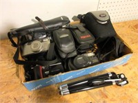 Grouping of Various Film Cameras