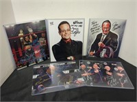5 Signed Posters - Incl Joey Styles, Jim