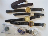 LOT ASSORTED WATCHES- AS FOUND NOT TESTED