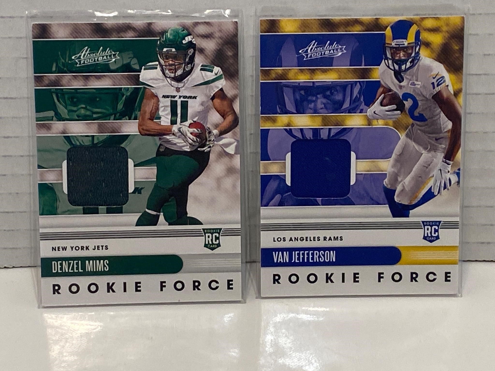 Football ROOKIE Jersey Card Lot