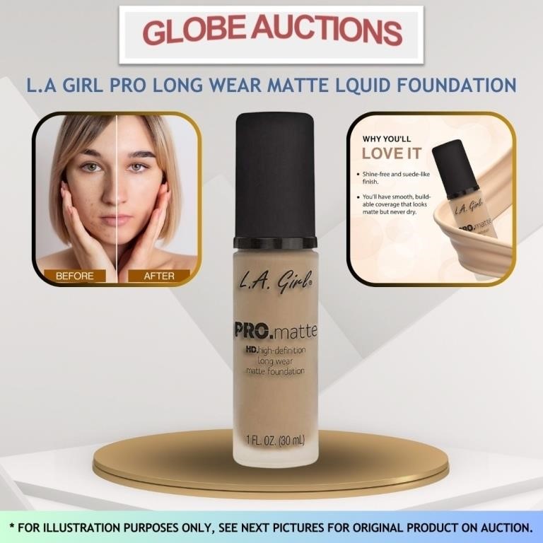 L.A GIRL PRO LONG WEAR MATTE LQUID FOUNDATION