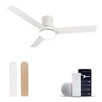 Viossn 52-Inch Flush Mount Ceiling Fan,Low Profil