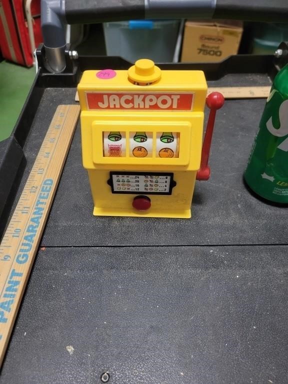 Mini Plastic Jackpot Slot Machine