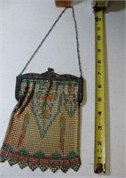 1920's Multi-Colored Mesh Purse