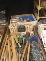 clothes pins, crafts, wood items