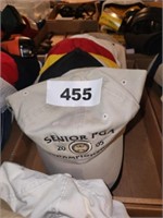 LOT GOLF COURSE THEMED BALL HATS - GOOD CONDITION