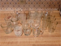 Kitchen Glasses Cabinet Contents as pictured