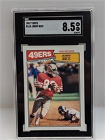 1987 Topps #115 Jerry Rice SGC 8.5 2nd Year