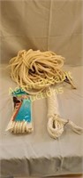 Assorted braided nautical rope