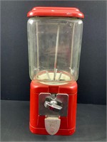 Coin Operated Candy Machine Metal/Glass