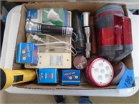 flashlights, battery charger and miscellaneous