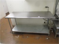 6' x 30" S/S WORK TABLE