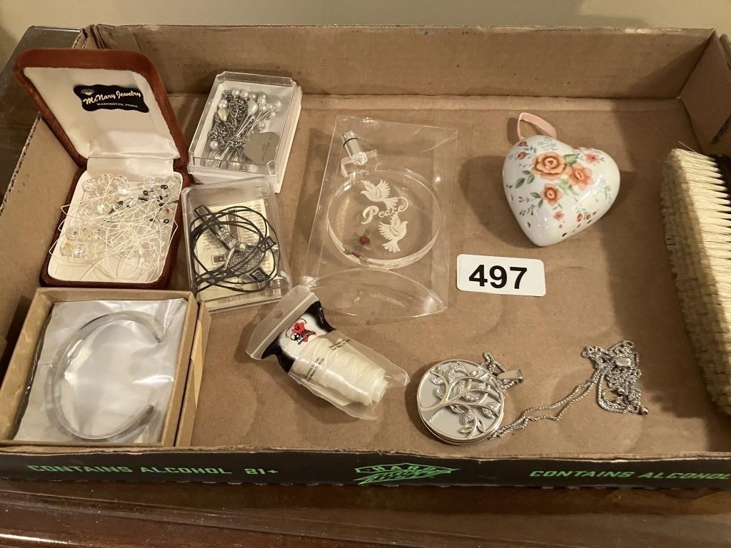 Box of  costume jewelry
