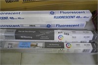 6 fluorescent and LED bulbs - 48"