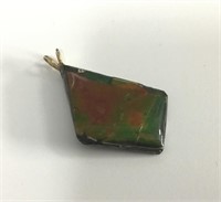 Ammolite pendant w/14K finding