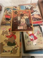 Vintage Child puzzles - missing pieces