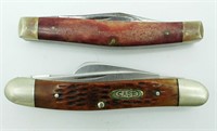 (2) CaseXX 1970's & 80's Pocket Knives