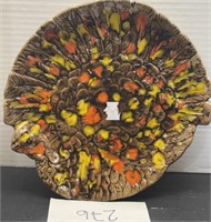 Vintage turkey plate platter