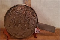 Vintage E-kagami or Bronze mirror