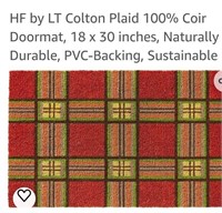 New Colton Plaid 18" x 30" Doormat