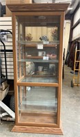 72" x 28” Illuminated 5-Shelf Display Cabinet