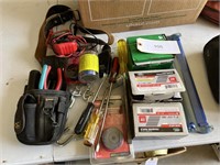 VARIOUS HARDWARE AND TOOLS FROM GARAGE