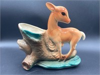 Royal Copley Porcelain Deer Fawn Planter