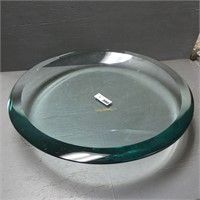 22" Signed Glass Bowl