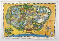 Walt Disney Disneyland Wall Map