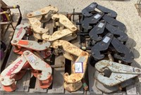 (10) Assorted Beam Clamps