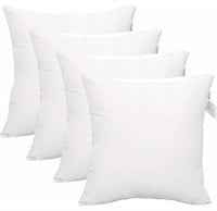 Two 16x16 throw pillow inserts