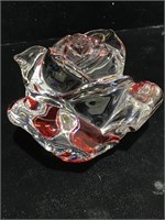 Waterford Crystal Rose Paperweight