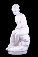 Cast Marble Statue of  Nude Female
