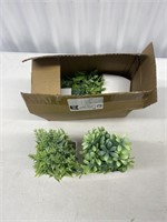 4 Pack Small Fake Plants, Artificial Greenery