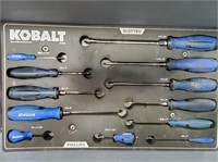 Kobalt Screwdrivers / Hand Tools with Organizer