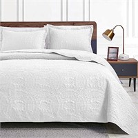 Love's cabin Quilts for Queen Bed White