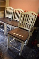 Set of Four Very Nice Bar Height Chairs