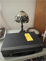VCR Player, Sm Lamp, Clock, & More