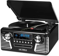 Victrola Bluetooth Stereo Turntable w/CD Player