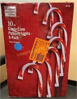 8pk Home Accent 10" Candy Cane Pathway Lights