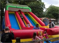 Large 22` Commercial Inflatable Double Slide