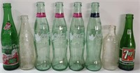 8 Bottles incl. Vintage Mountain Dew, Coca-Cola,