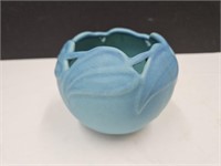 Van Briggle Pottery Planter Vase 4" h  Blue Teal