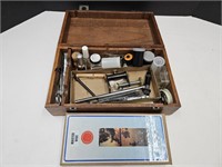 Fly Fishing Supplies & Wooden  Wine  Box