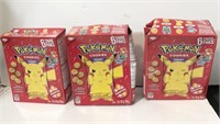 3 boxes 6Pcs Pokémon cookies Honey 150g B/B