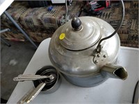 Vintage Revereware nickel over copper kettle