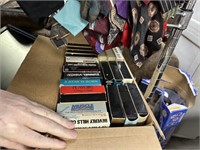 BOX OF VINTAGE VHS TAPES