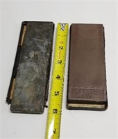 Lot of 2 Vintage Sharpening Stones