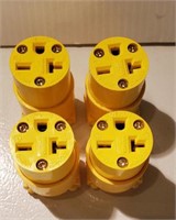 4 New 20Amp Female Plug Ends